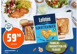 Coop Obs LOFOTEN HJERTEKAKER, NOK 59.9 tilbud