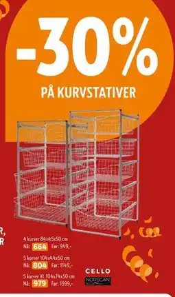 Byggmakker 30% PÅ KURVSTATIVER tilbud