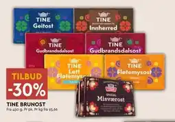 Coop Mega TINE BRUNOST tilbud