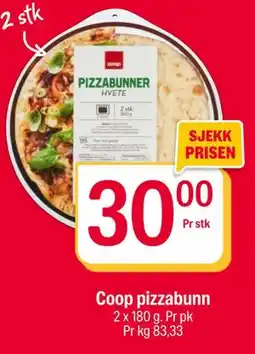 Coop Extra Coop pizzabunn, NOK 30 tilbud