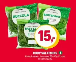 Coop Extra COOP SALATMIKS, NOK 15 tilbud