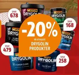 Byggmakker 20% PÅ UTVALGTE DRYGOLIN PRODUKTER tilbud