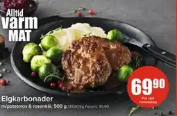 Spar Elgkarbonader, NOK 69.9 tilbud