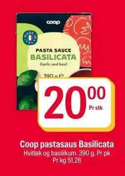 Coop Extra Coop pastasaus Basilicata, NOK 20 tilbud