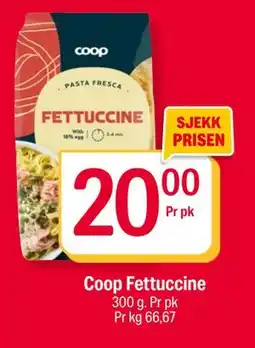 Coop Extra Coop Fettuccine, NOK 20 tilbud