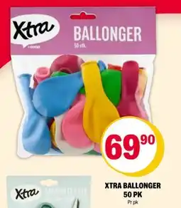Coop Extra XTRA BALLONGER 50 PK, NOK 69.9 tilbud
