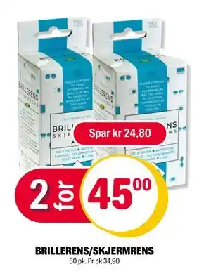 Coop Extra BRILLERENS/SKJERMRENS, NOK 45 tilbud