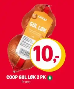 Coop Extra COOP GUL LØK 2 PK, NOK 10 tilbud