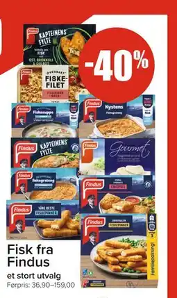 Spar Fisk fra Findus tilbud