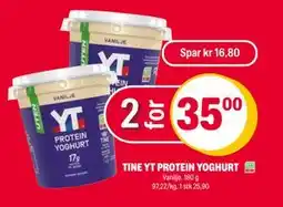 Coop Extra TINE YT PROTEIN YOGHURT, NOK 35 tilbud