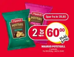 Coop Extra MAARUD POTETGULL, NOK 60 tilbud