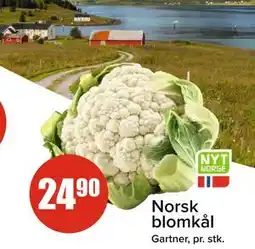 Spar Norsk blomkål, NOK 24.9 tilbud