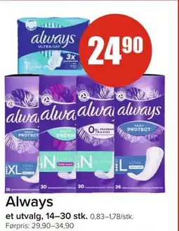 Spar Always, NOK 24.9 tilbud