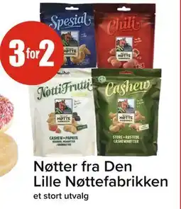 Spar Nøtter fra Den Lille Nøttefabrikken tilbud