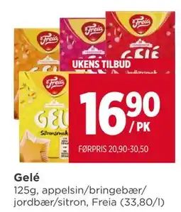 Meny Gelé, NOK 16.9 tilbud