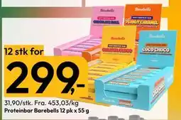Gigaboks Proteinbar Barebells 12 pk x 55 g, NOK 299 tilbud