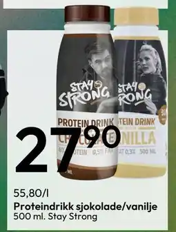 Gigaboks Proteindrikk sjokolade/vanilje, NOK 27.9 tilbud