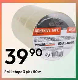 Gigaboks Pakketape 3 pk x 50 m, NOK 39.9 tilbud