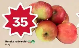 Matkroken Norske røde epler, NOK 35 tilbud