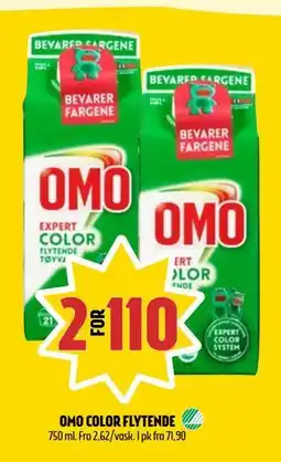 Coop Prix OMO COLOR FLYTENDE, NOK 110 tilbud