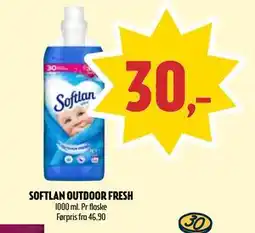 Coop Prix SOFTLAN OUTDOOR FRESH, NOK 30 tilbud