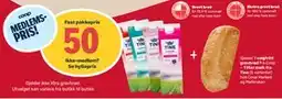 Matkroken 1 valgfritt grovbrød fra Coop + 1 liter melk fra Tine, Medlemspris tilbud