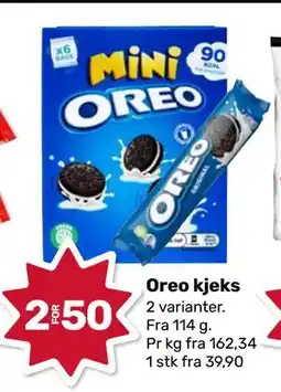 Matkroken Oreo kjeks, NOK 50 tilbud