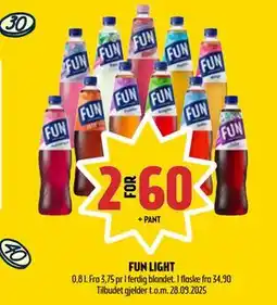 Coop Prix FUN LIGHT, NOK 60 tilbud