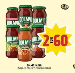 Coop Prix DOLMIO SAUSER, NOK 60 tilbud