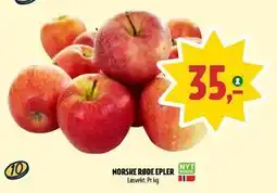 Coop Prix NORSKE RØDE EPLER, NOK 35 tilbud