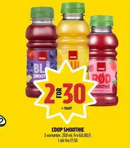 Coop Prix COOP SMOOTHIE, NOK 30 tilbud