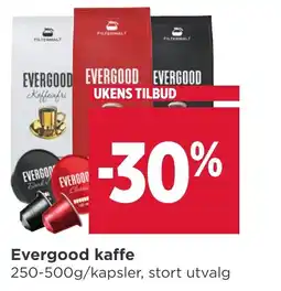 Meny EVERGOOD Kaffe tilbud