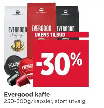 Meny EVERGOOD Kaffe tilbud