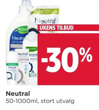 Meny NEUTRAL tilbud