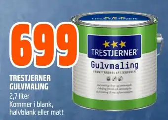 Obs Bygg TRESTJERNER Gulvmaling tilbud