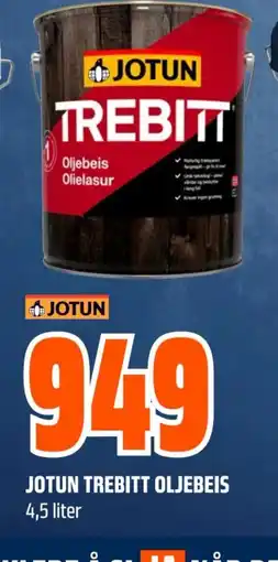 Obs Bygg JOTUN Trebitt oljebeis tilbud