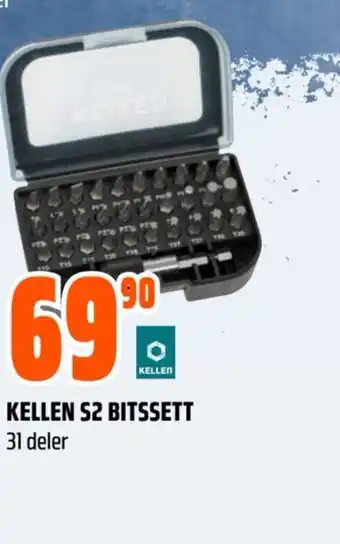 Obs Bygg Kellen s2 bitssett 31 deler tilbud