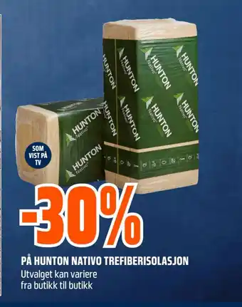 Obs Bygg På hunton nativo trefiberisolasjon tilbud