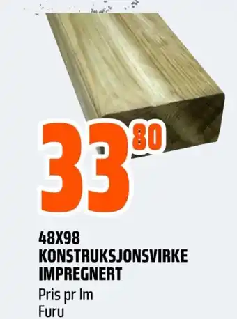 Obs Bygg Konstruksjonsvirke impregnert tilbud