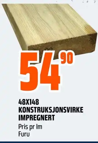 Obs Bygg Konstruksjonsvirke impregnert tilbud