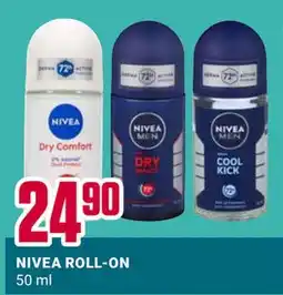 Europris NIVEA ROLL-ON, NOK 24.9 tilbud