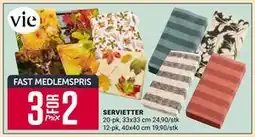 Europris SERVIETTER tilbud