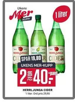 Europris HERRLJUNGA CIDER, App-pris tilbud