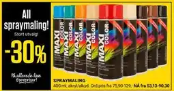Europris SPRAYMALING tilbud