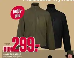 Europris JAKKE PILE HERRE, NOK 299 tilbud
