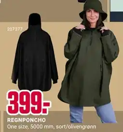 Europris REGNPONCHO, NOK 399 tilbud