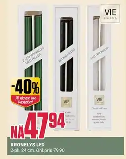 Europris KRONELYS LED, NOK 47.94 tilbud