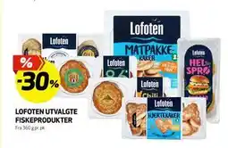 Bunnpris Lofoten Utvalgte Fiskeprodukter tilbud