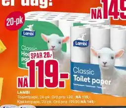 Europris LAMBI, NOK 119 tilbud