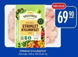 Rema 1000 STRIMLET KYLLINGFILET, NOK 69.9 tilbud